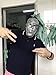 Mick Thomson Face Mask, Halloween Latex Creepy Heavy Metal Silver Decorate Masks, Masquerade and Costume Party Scary Prop