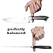 Coolinaria Chef Knife Razor Sharp Full Tang Stainless Steel Kitchen Knife with Sharpener Recipes eBook and Storage Case for knives