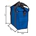 Lunch Bag - Insulated Lunch Box Ideal for Travel, Work, Gym or Picnic - Lightweight Tote, With Shoulder Strap, Zip Closure - Thermal Large Lunch Bags for Men, Women, Kids, Blue