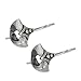 NOVICA Artisan Handmade Sterling Silver Drop Earrings Unique No Stone Thailand Bohemian [1.2 in L x 0.6 in W] ' Modern Romantic'