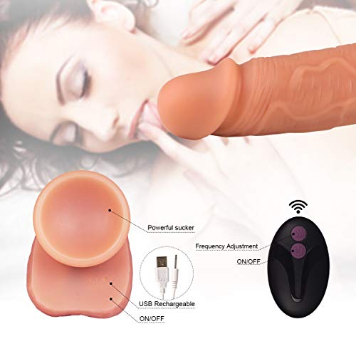 4 Vibrator+Thrusting+Stimulator+Realistic+Automatic