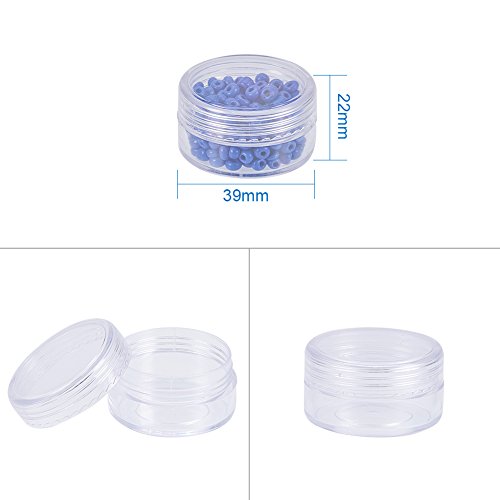 4 BENECREAT+Plastic+Container+Screw+Top+Cosmetics