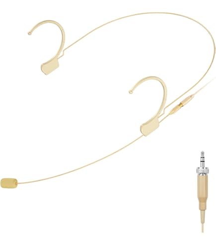 Shure WBH54T Supercardioid Headworn Microphone | Tan Speech Microphone For Wireless Systems