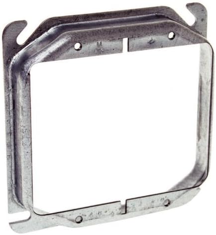 Hubbell Raco 8779 4" Square Double Gang Raised Box Cover