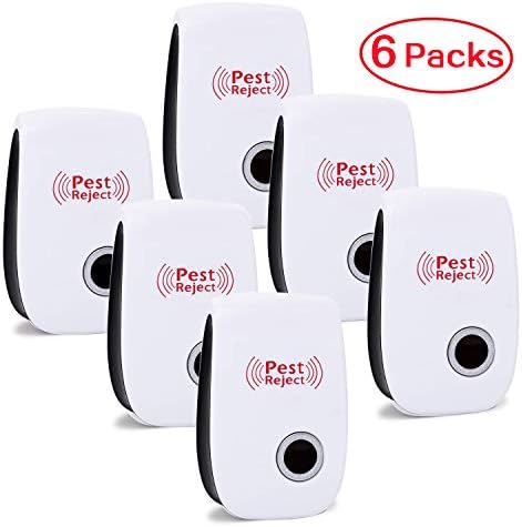 Ultrasonic Electronic Pest Repeller - Electronic Pest Control Plug in-Pest Repeller for Insect - Mice, Roaches, Bugs, Fleas, Mosquitoes, Spiders