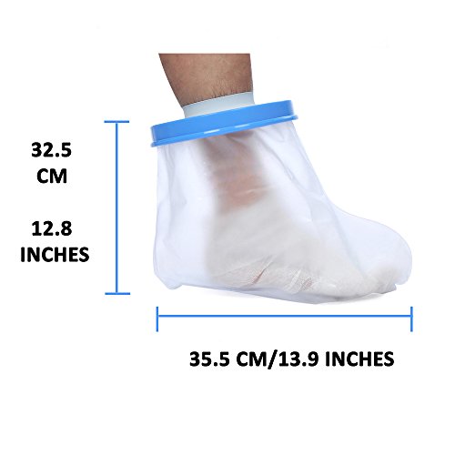 Adult Foot & Ankle Waterproof Plaster Cast Cover & Bandage Dressing