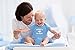 AW Fashions Daddy's Co-Pilot Baby Bodysuit Funny Cute Newborn Adorable Outfit Clothes Boys Girls Unisex (Newborn, Light Blue)