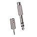 eBoot 8 Pieces Instrument Adapter, Headphone Adapter Gold Stereo Adapter 6.35 mm to 3.5 mm, 3.5 mm to 2.5 mm Audio Mic Plug Adapter