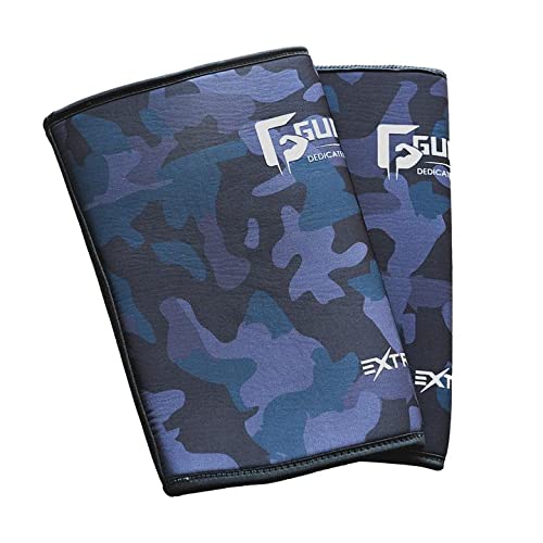 Gunsmith Fitness 7mm Knee Sleeves Weight Lifting for Men and Women – 1 Pair Neoprene Gym Knee Support for Powerlifting, Weightlifting, Squats & Releases Post Workout Pain and Discomfort