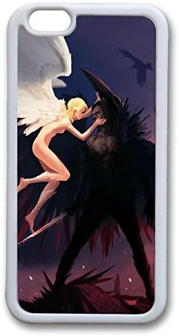 Personalized Angels Vs Devils Slim Soft Cover for iPhone 6 Case (4.7 inch) TPU White Cases