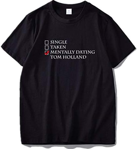 T- Shirt for Men Lost Please Return Tom Holland Act Superhero Letter Tee Cotton