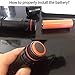 LED Flashlight - KLTRUST USB Tactical Waterproof Rechargeable Flashlights - Torch 5 Lighting Modes with 18650 Battery