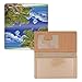 Beachfront Views Personal Leather Checkbook Cover for Top Tear Personal Checks