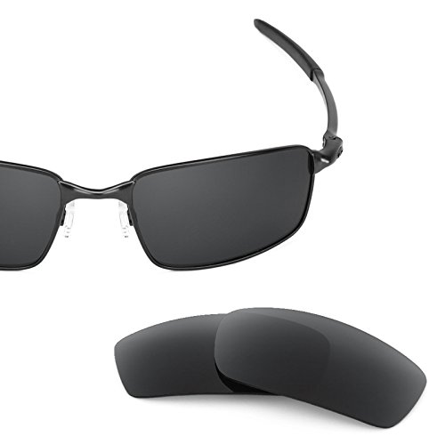 Revant Replacement Lenses for Oakley Square Wire New (2006) Polarized Stealth Black
