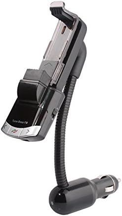 Phone Holder, YASOKO Multi-functional Wireless FM Transmitter MP3 Player Car charger with Holder speaker Handsfree Calling Bluetooth Car Kit for Smartphone
