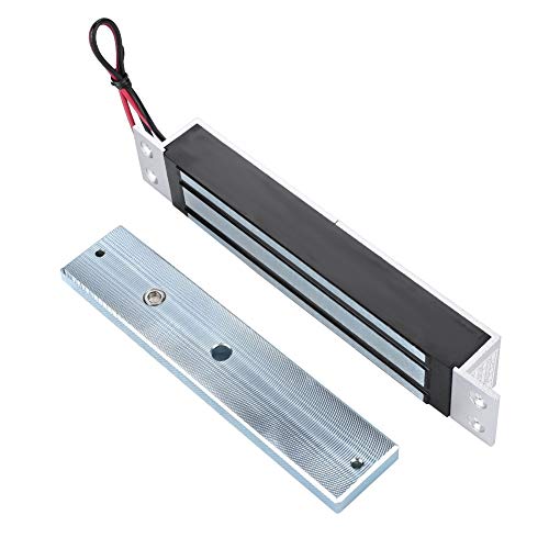 Electric Magnetic Lock, DC12V 280kg/600Lbs Holding Force Electromagnet Lock with Secure NC Mode, for Door Access Control System