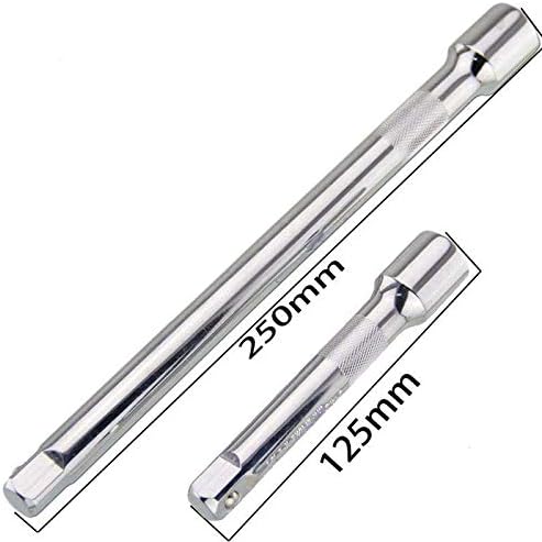 12.5Cm 25Cm Long Bar Set 1/2 Drive Ratchet Socket Wrenches Hand Tool Extender 250mm