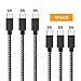Gopala Micro USB Cable Android Charger [6-Pack 5ft] Nylon Braided Fast Sync&Charging Cord for Android, Samsung, Nexus, LG, HTC, Nokia, Sony, and More