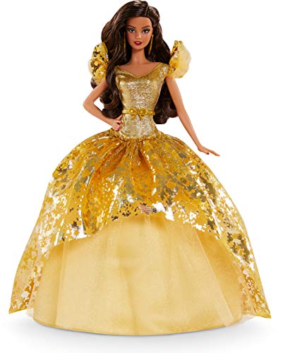Barbie GHT56 Signature Holiday Puppe (brünett), Collector Sammlerpuppe