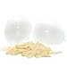 AFTERLOON® Biodegradable Balloons 6 pcs 36 Inch Pear Shaped Giant Extra Large Clear, Thickened Strong Natural Latex Jumbo XL Big Helium Float, for Gender Reveal Birthday Party Decorations Stuffing