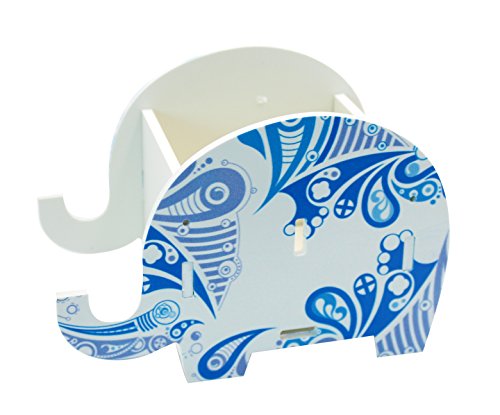 Cute Elephant Pen Pencil Comestic Stationery Holder Cell Phone Stand Multifunctional Storage Box Business Card