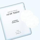 AS OF TODAY R-Peptide Toner Pads (60 Pads) | Exfoliating Face Pad with Peptides & Niacinamide | Pore Minimizing Toner for Acne-Prone & Oily Skin | Hydrating Korean Skincare | Clean Beauty