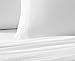 Brielle Home Jersey Knit (T-Shirt) Sheet Set, 100% Cotton, Queen, White