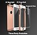 ATOOZ 360 Degree All-Around Full Body Utral Thin Slim Fit Lightweight Hard Protective Shockproof with Screen Protector Skin Cover Case for iPhone 7 Plus 5.5 Inch (Rose Gold)