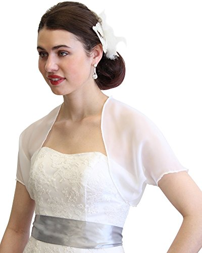 Tion Bridal Women's Chiffon Bolero 