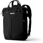 Bellroy Tokyo Totepack, water-resistant woven convertible backpack and tote bag - Raven