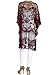 Anna-Kaci Womens Long Embroidered Lace Kimono Cardigan With Half Sleeves, Burgundy, Onesize