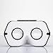 DSCVR Headset inspired by Google Cardboard v2 IO 2015 VR Gear for Apple iPhone and Android Smartphones - Google WWGC Certified Virtual Reality Viewer (Black)