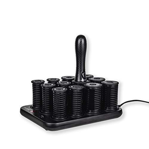 Calista Nouveau Heated Velvet Rollers, 12 Hot Rollers for TangleFree