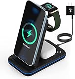 Foldable Wireless Charging Station, 3 in 1 Fast