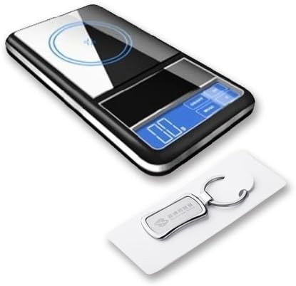 AMPUT @Digital Touch Screen Mini Pocket Scale Counting, Jewelry Gram Weighing Balance, Gem Carat Scale 0.01g-500g + A Keychain by AMPUT