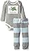 Burt's Bees Baby Boys' Organic Bodysuit + Thermal Pant Set