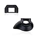 JJC 2 Types Viewfinder Eyecup Eyepiece for Canon Rebel 2000D 4000D SL3 SL2 T8i T7 T7i T6 T6i T5 T5i T4i T3i T2i T1i, 360° Rotatable Oval + Orignal Eyeshape Replaces Canon Ef Eye Cup