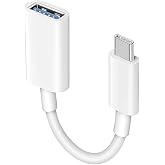 Sooiiyu USB C to USB Adapter, Type C Male to USB Female OTG Adapter Cable | Compatible with iPhone 16 Pro Max/16 Plus/16/15, iPad Pro, MacBook Pro/Air, Samsung Galaxy S25/S24/S23/S22/S21