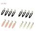 16 Pack Hair Clips, Leaf Traceless Makeup Hair Clips Cosmetic Positioning Clamps