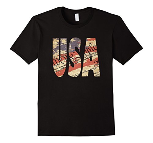 Patriotic USA July 4th Flag We the People T-Shirt