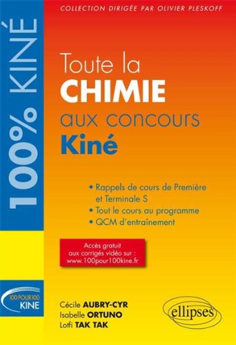 Toute la chimie aux concours kiné