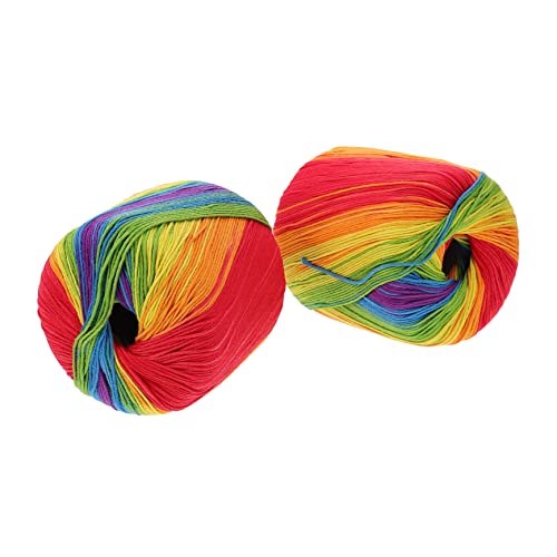 Homoyoyo Cotton Embroidery Thread Variegated Crochet Yarn DIY Knitting Thread Excellent Texture