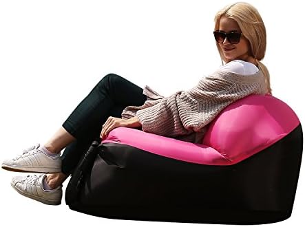 Quickcity Inflatable Lounger Chair - Inflatable Air Couch for Indoor or Outdoor Use - Perfect Air Chair for backyard Lakeside Beach Traveling Camping Picnics & Music Festivals