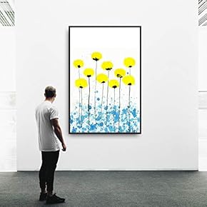 Framed Beautiful Leaves Home Artwork for Living Room Bedroom