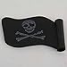 Mew Black Jolly Roger Pirate Flag Car Antenna Pen Topper Aerial Ball Decor Toy