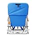 Beach & Camping Lightweight Aluminum Outdoor Sturdy Backpack Chair 4 Position by Copa (Light Blue)