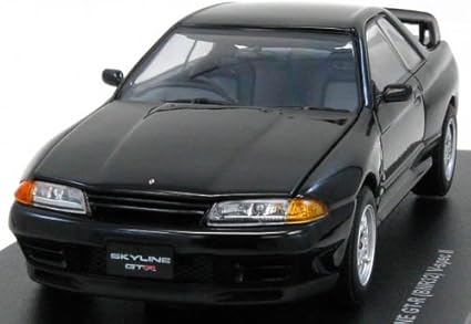 Amazon Com Kyosho Original 1 43 Skyline Gt R R32 V Spec 2 Black Japan Import Toys Games