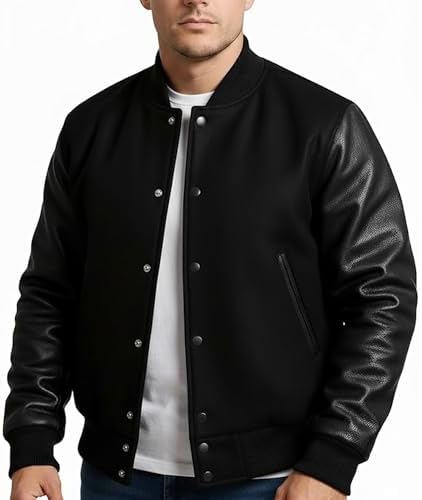 G GAME SPORTSWEAR America's Finest Varsity Jacket, Genuine Leather