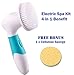 Epique Beauty Face Cleansing Brush System for Facial Scrubber - Waterproof Anti-aging Spa Kit Skin Cleanser - Deep Pore Exfoliating and Cleansing Body - Callus Remover Tool, Suitable Women and Men