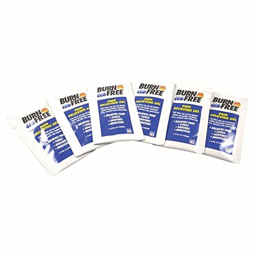 6 Pack of BURNFREE Pain Relieving Gel (1/8 oz per dose)